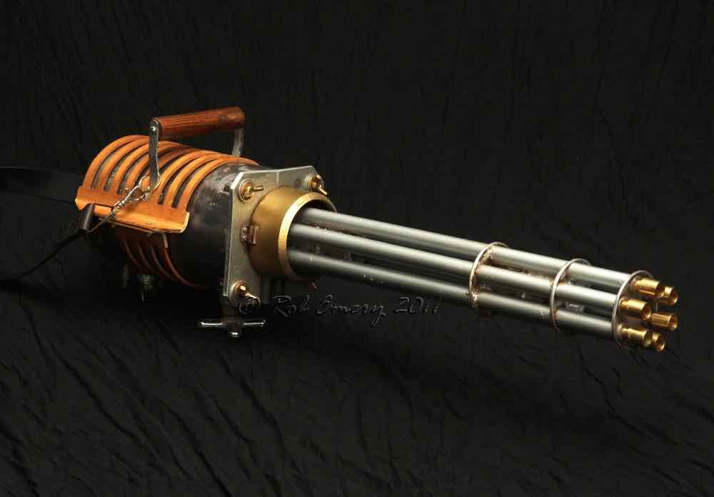 steampunk gatling gun